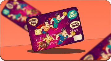 PapasPay Easy Cash card